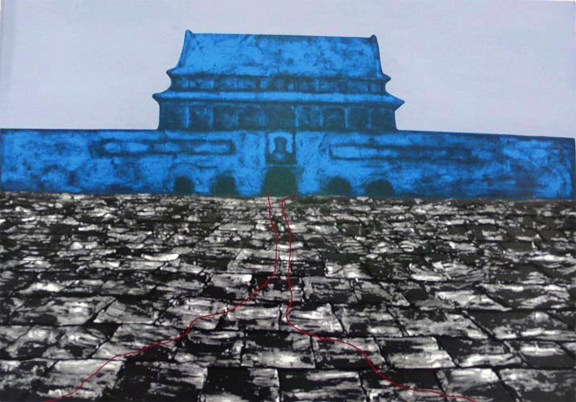 Zhang Xiaogang: Tiananmen 2007