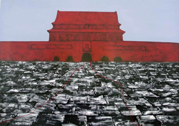 Zhang Xiaogang: Tiananmen 2007