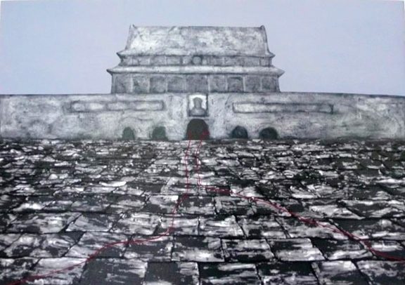Zhang Xiaogang: Tiananmen 2007