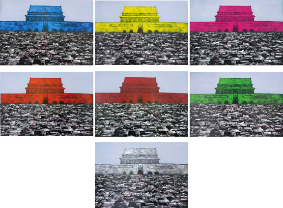 Zhang Xiaogang: Tiananmen 2007